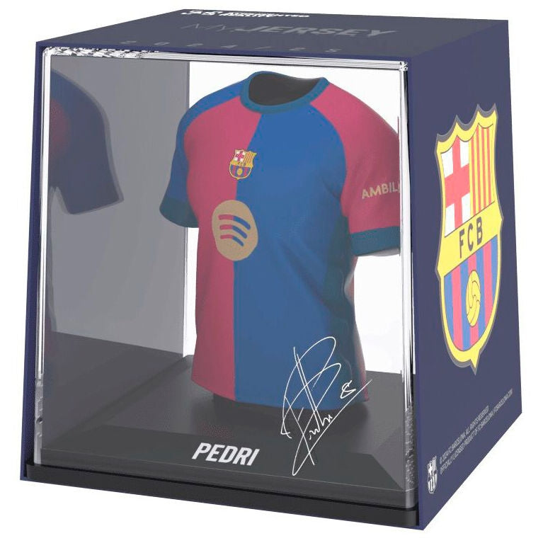 FC Barcelona Pedri Mini Figur T-shirt, 3-tums samlarobjekt