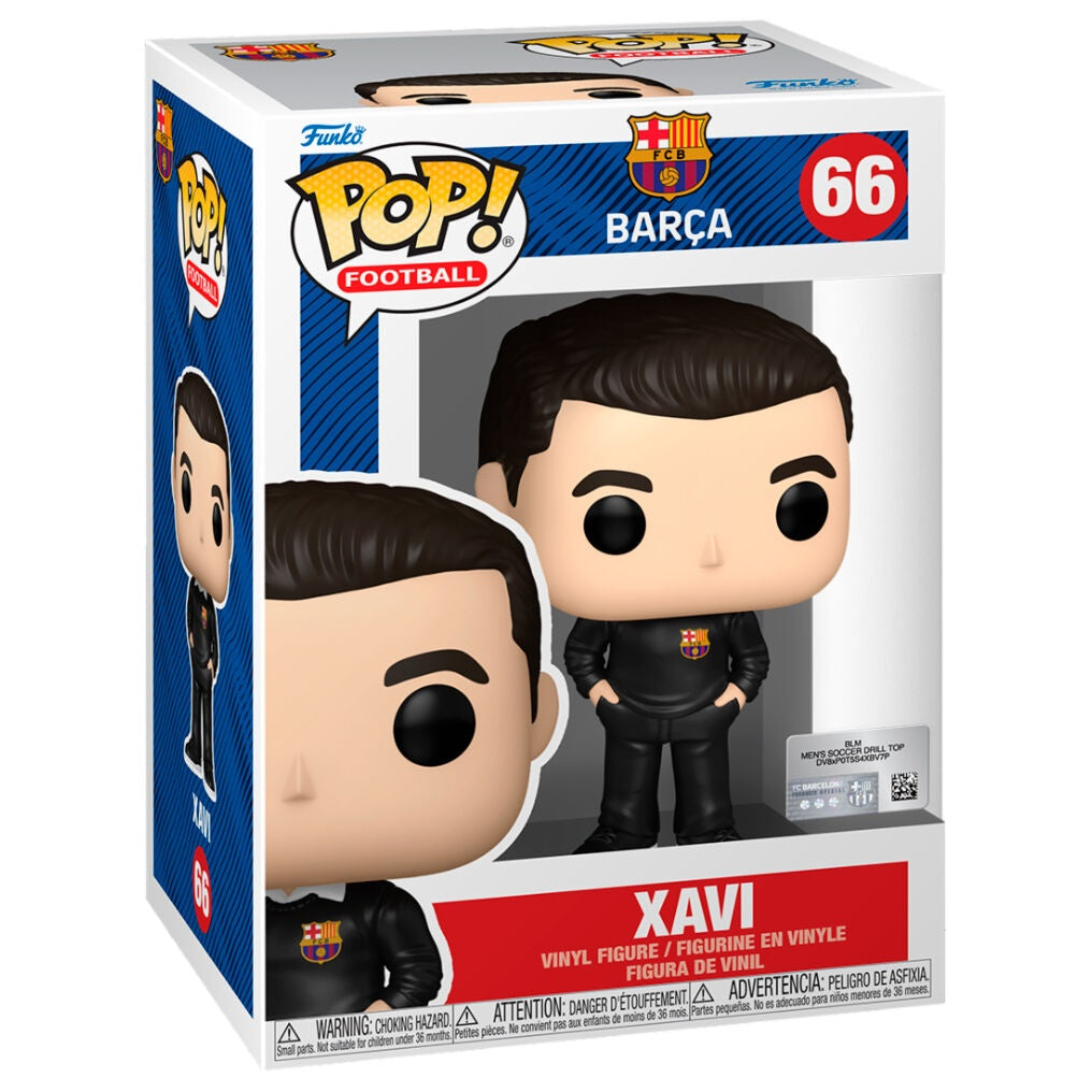 F.C. Barcelona Xavi-figur, 6-tums samlarleksak