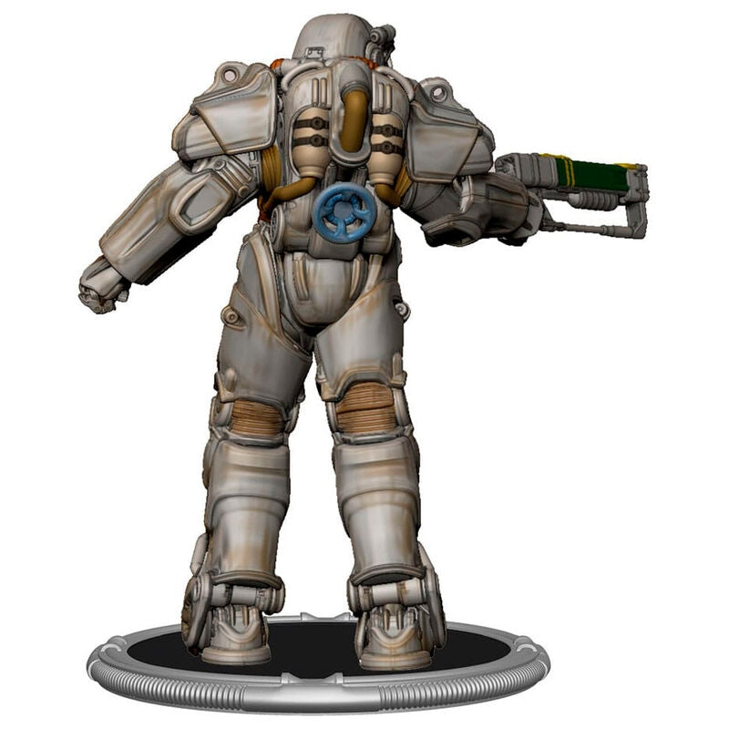 Fallout T-60 Power Armor Figur, 7 cm samlarleksak