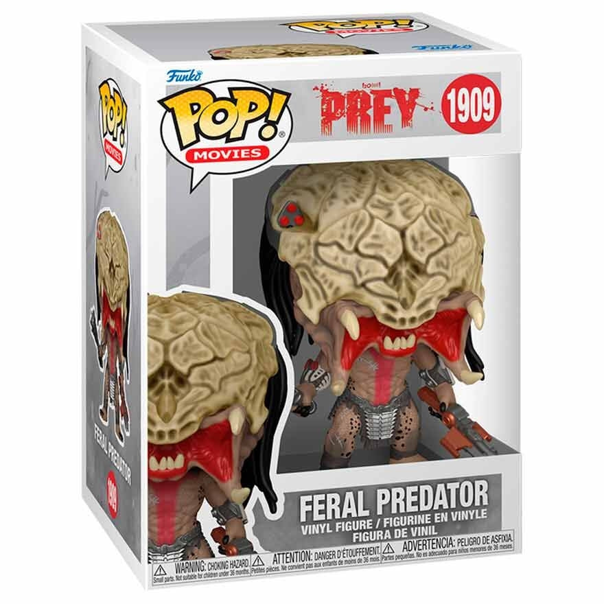 Feral Predator Action Figur med ledade leder, 7-tums