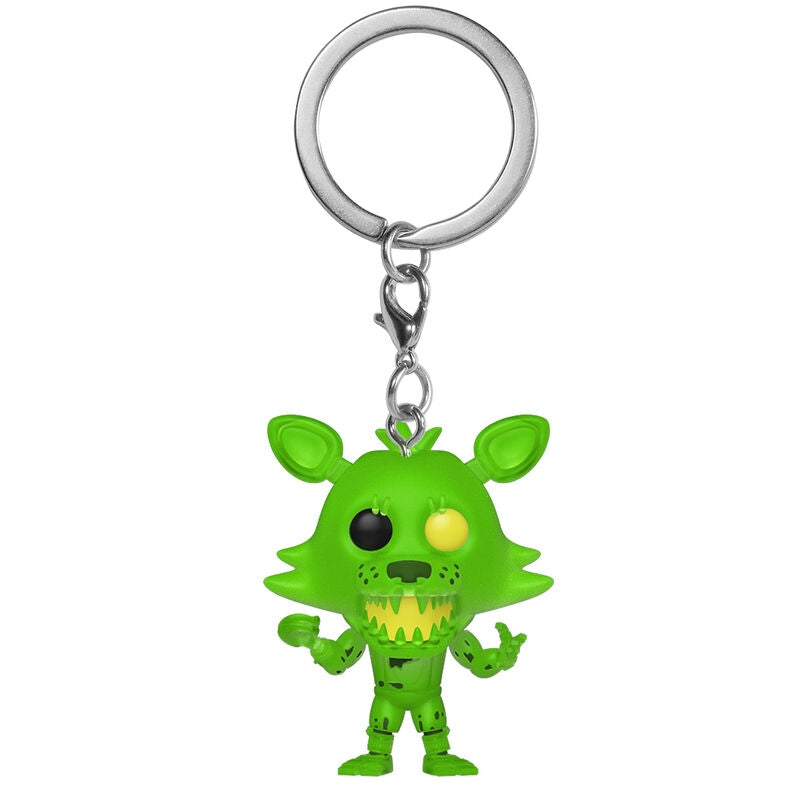 Five Nights at Freddy's Pocket POP-nyckelring - Radioactive Foxy