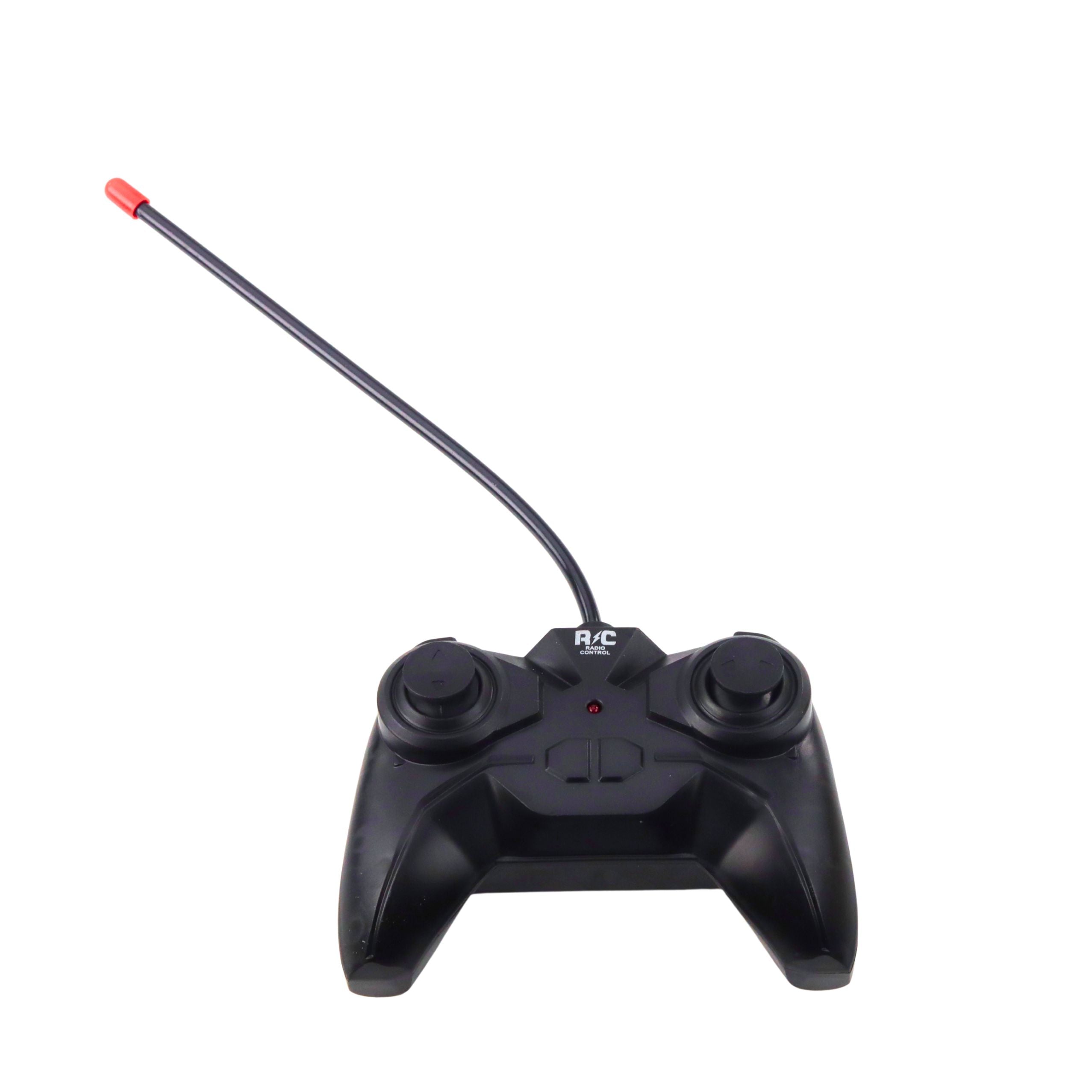 Fjärrkontrollerad racerbil, belyst kaross, orange-turkos