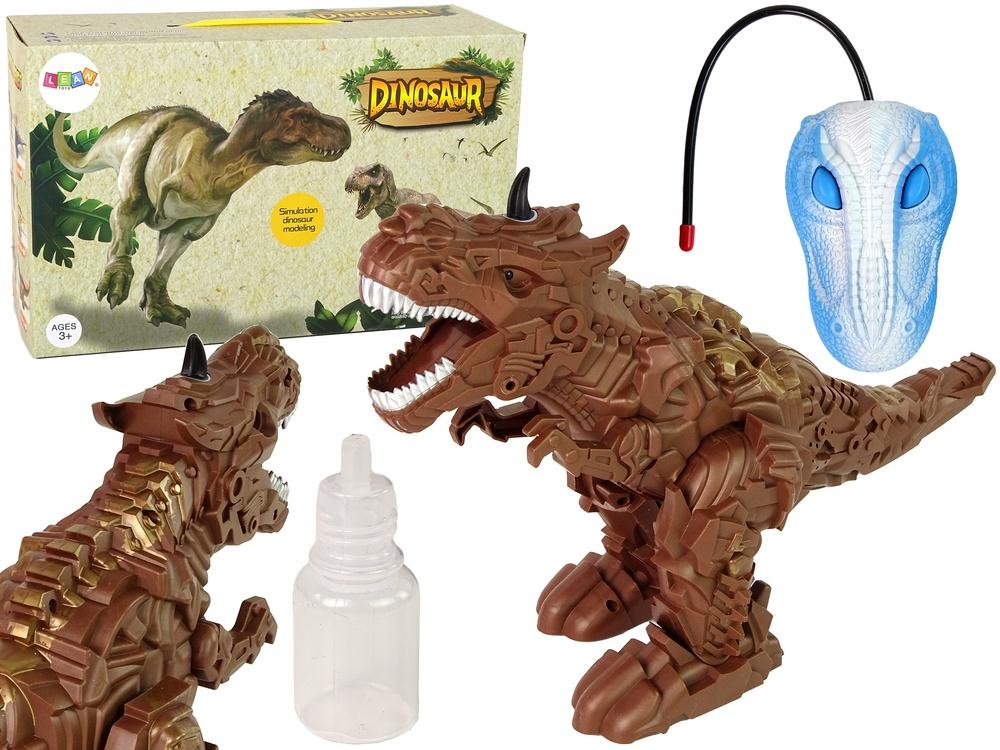 Fjärrstyrd rytande dinosaurie med Steam & projektor