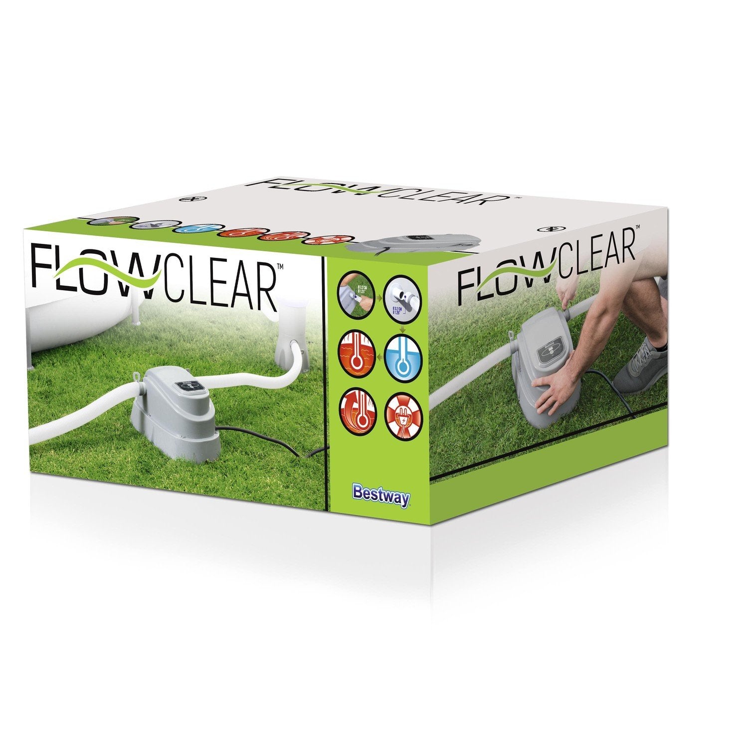 Flowclear bassengvarmer