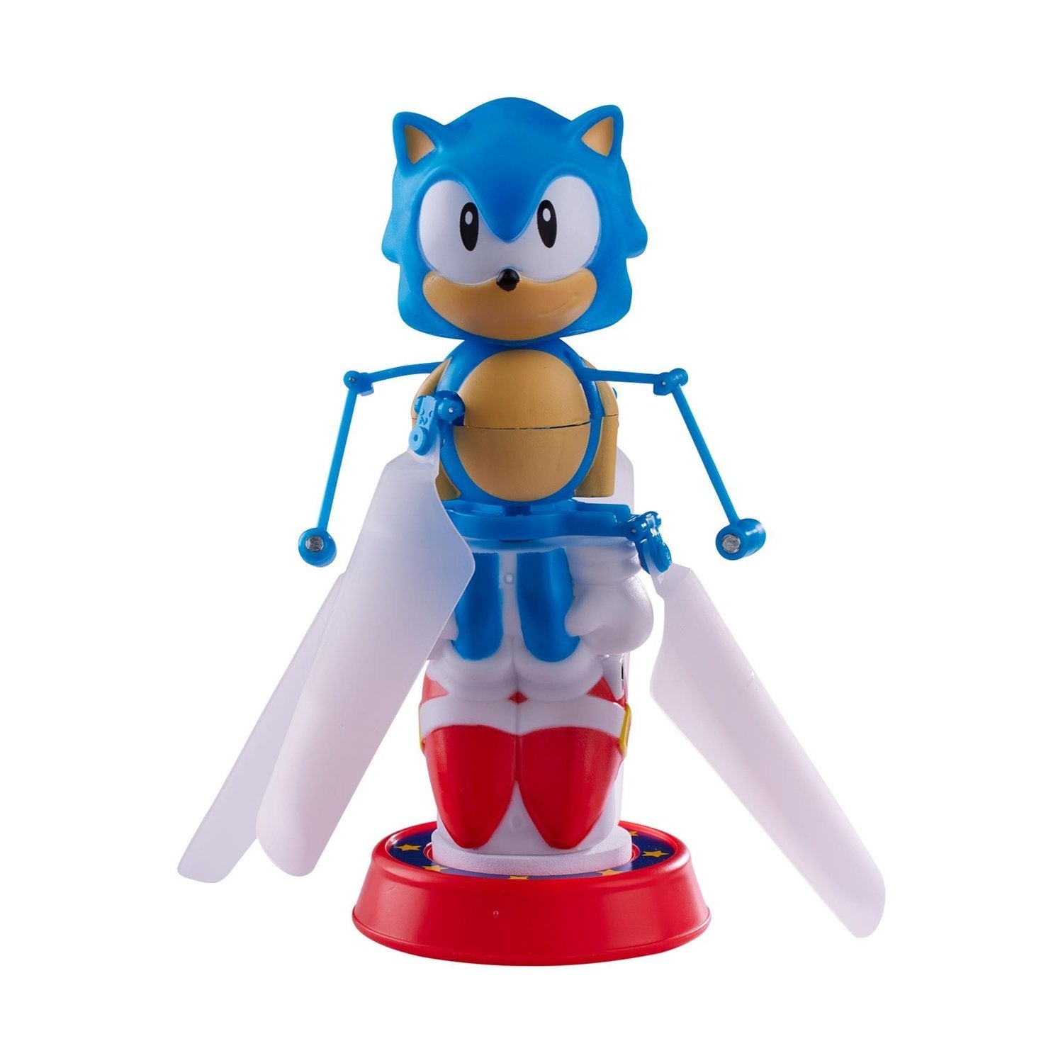 Flygende helter svever og spinner Sonic