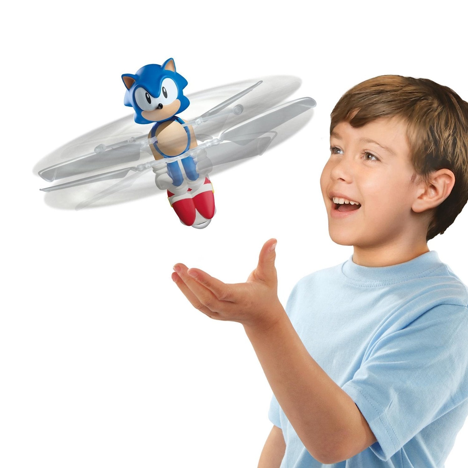 Flyvende helte svæver og spinner Sonic