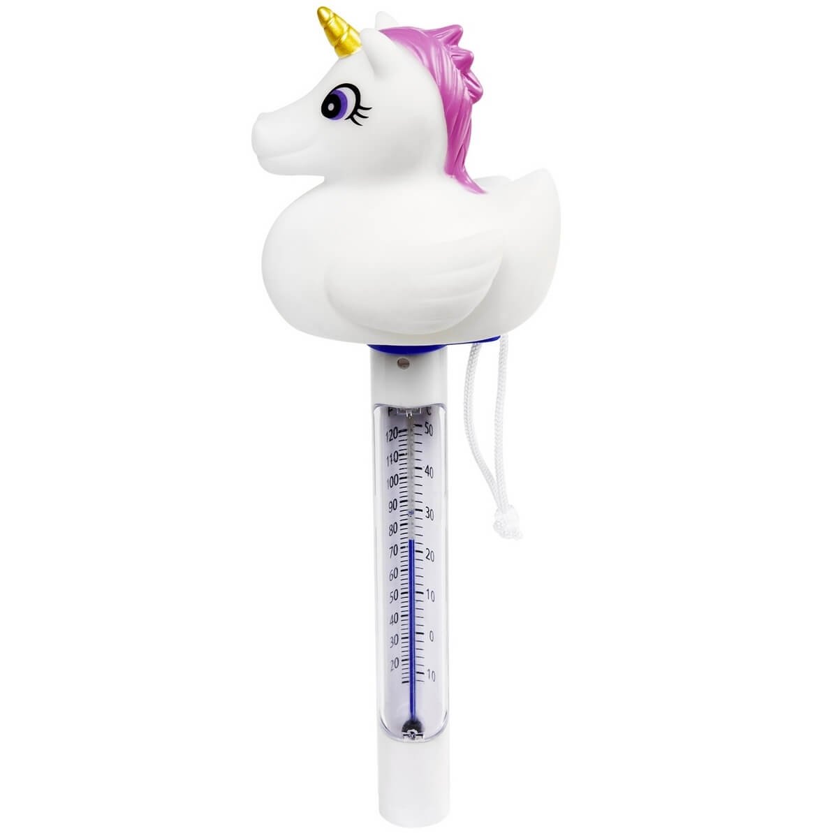 Floating Unicorn Pool Termometer - Celsius &amp; Fahrenheit