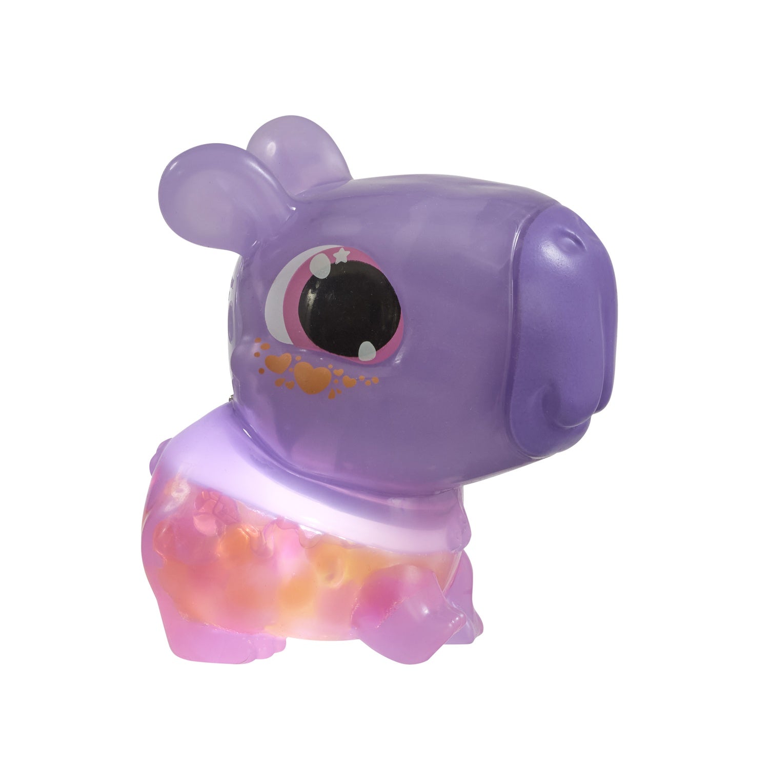 Flytande ljusande kapybaravattenleksak, lila