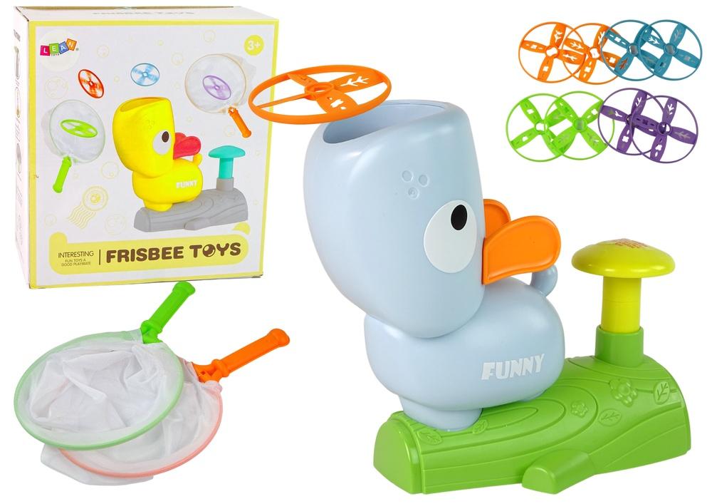 Catch Frisbee Duck Catapult: Fun Family Dexterity Arcade Game