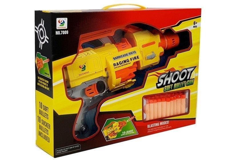 Foam Dart Rifle Set: 20 missiler, sköld, säkert och roligt