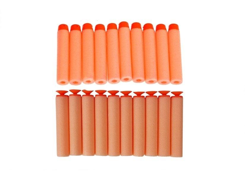 Foam Dart Rifle Set: 20 pilar, mål och roterande sikte