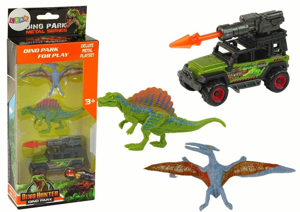 Forhistorisk Dino Adventure Set: Rakettbil, Pterosaur