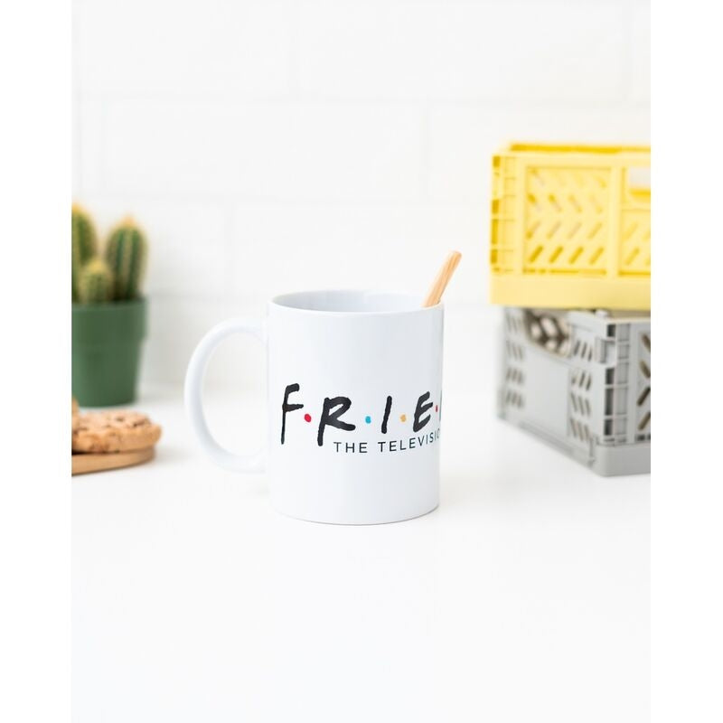 Friends kaffemugg 350ml, keramik, diskmaskinssäker