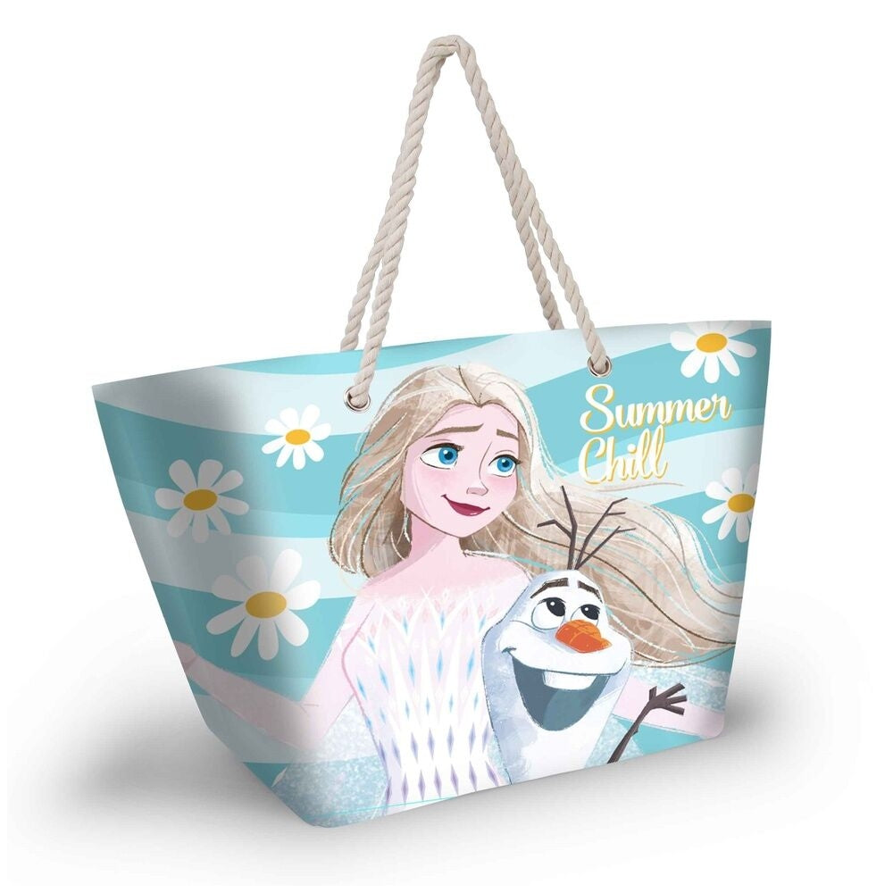 Frozen Beach Bag med isolerat foder och stor kapacitet