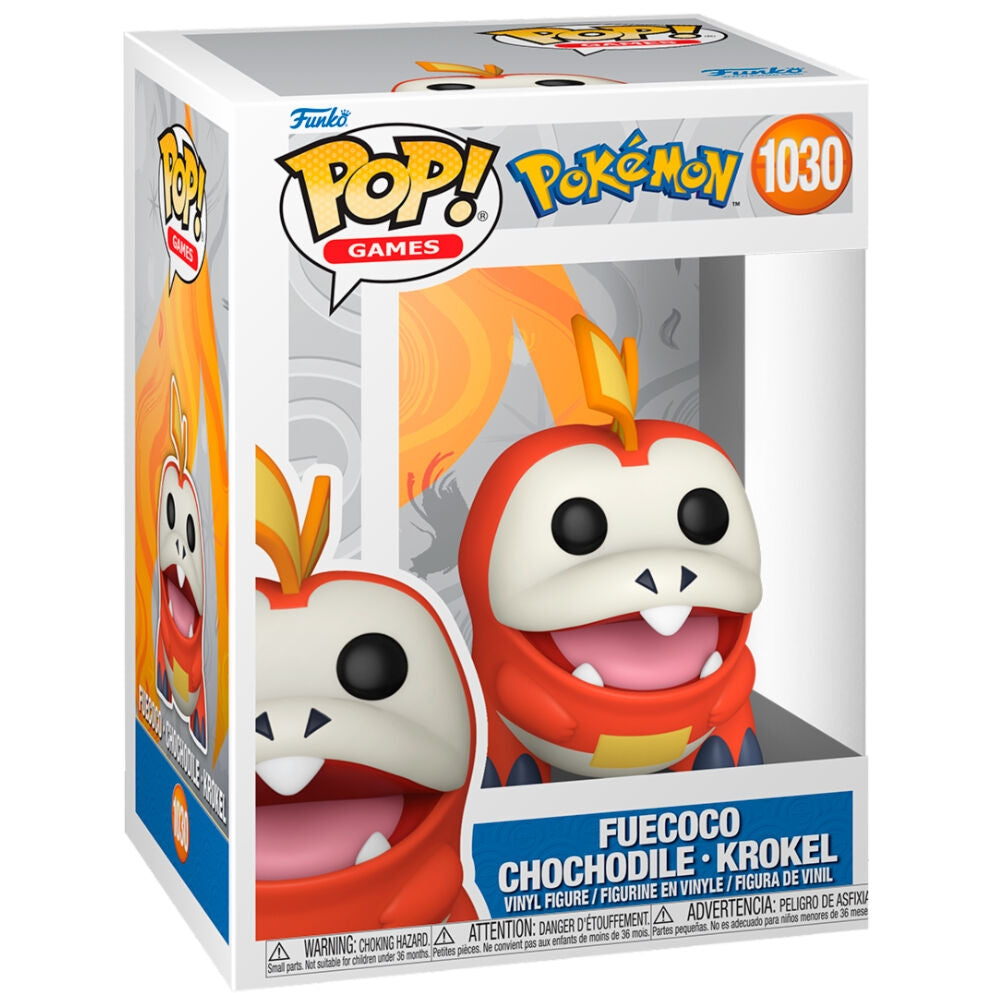 Fuecoco Chochodile Krokel Pokémonfigur, samlarleksak