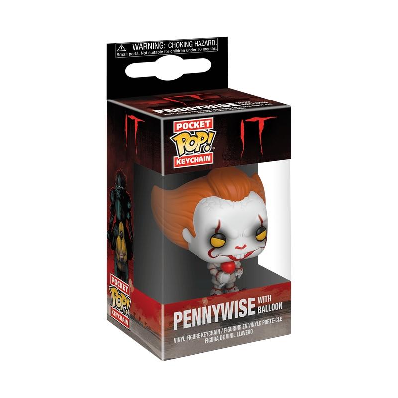 Funko pop! Nøkkelring: Det - Pennywise (med ballong)