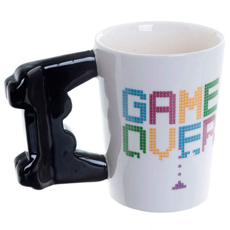 Game Over Controller Handle Mugg, 11 oz Gaming Coffee Cup