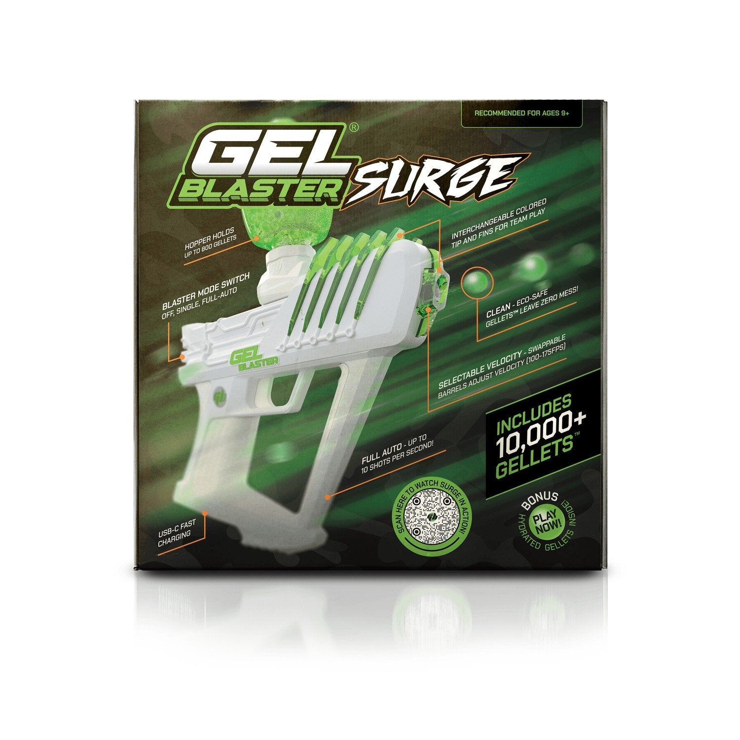 Gel Blaster Surge Blaster Sett med 10 000 geler