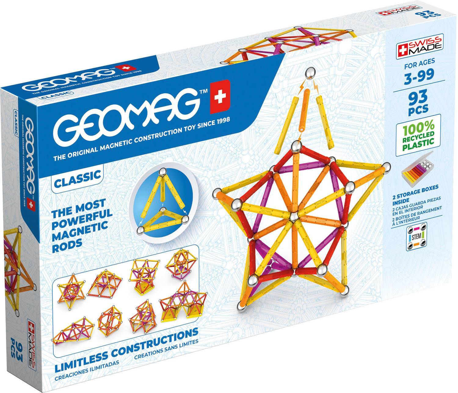 Geomag Classic 93 deler