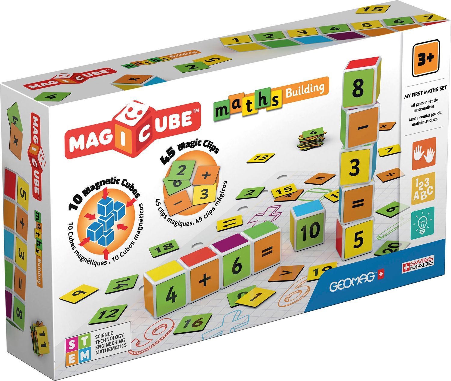 Geomag Magicube matematikksett 55 deler