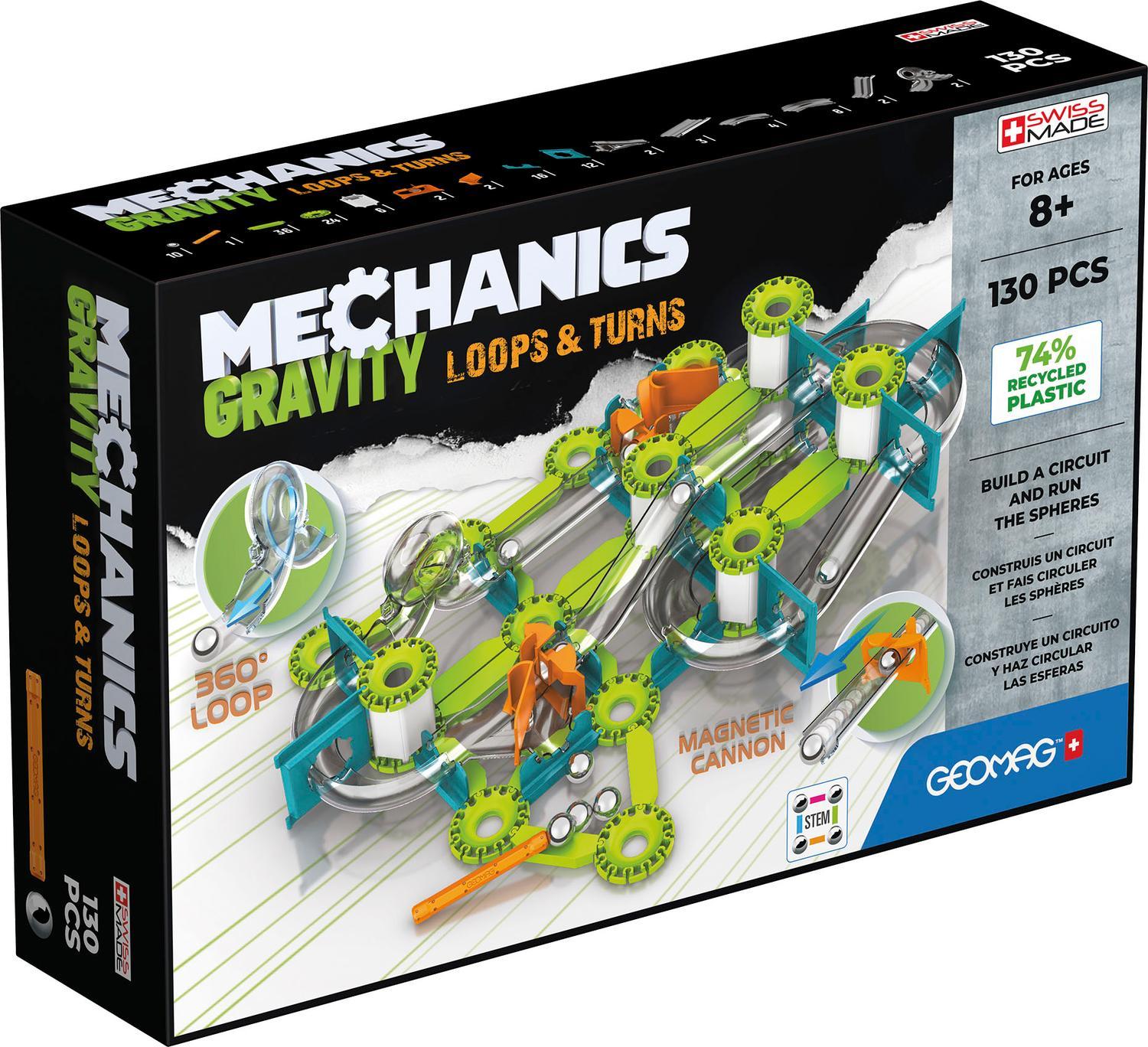 Geomag Mechanics Gravity Loops &amp; Turns 130 deler