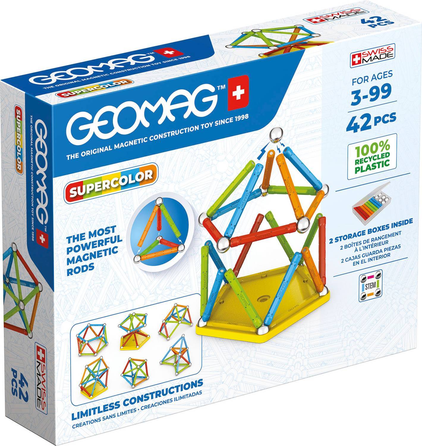 Geomag Supercolor 42 deler