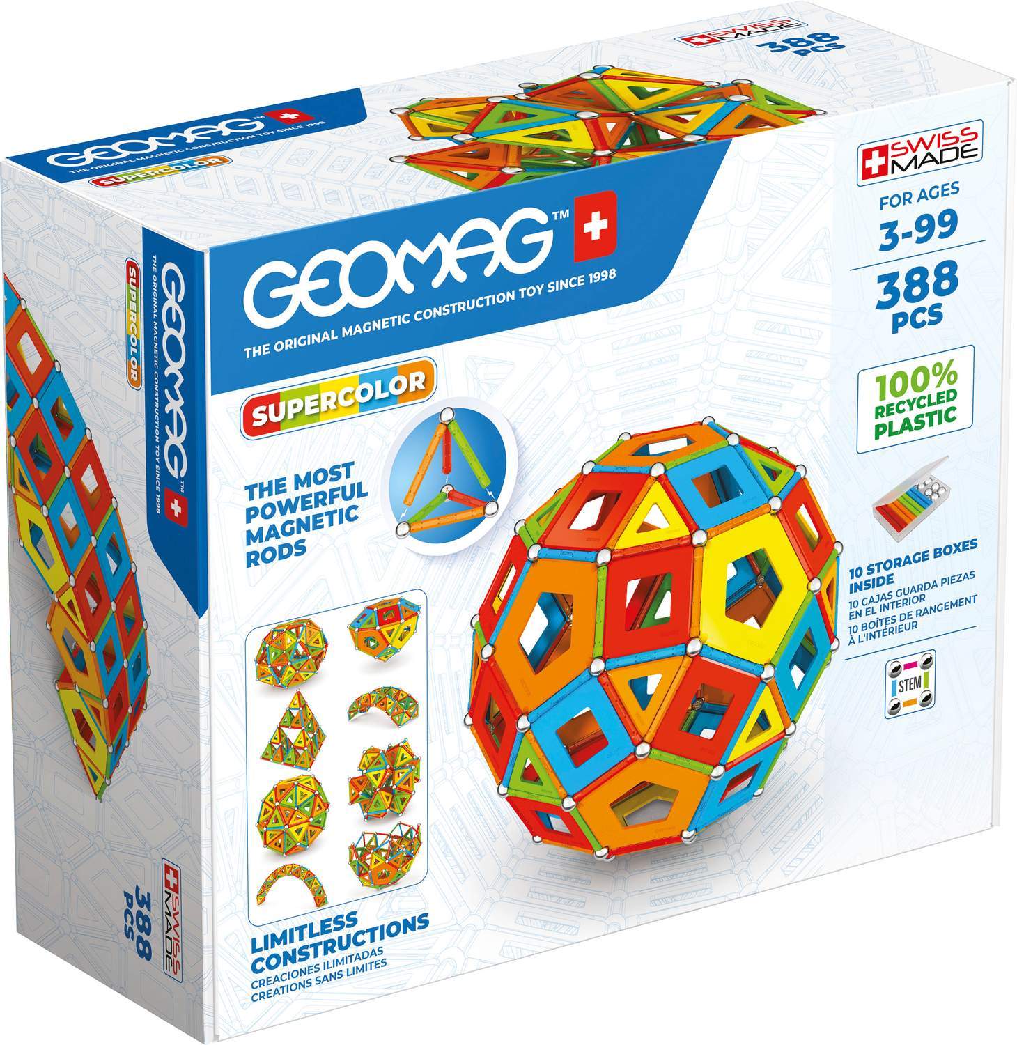 Geomag Supercolor Panels Master 388 deler