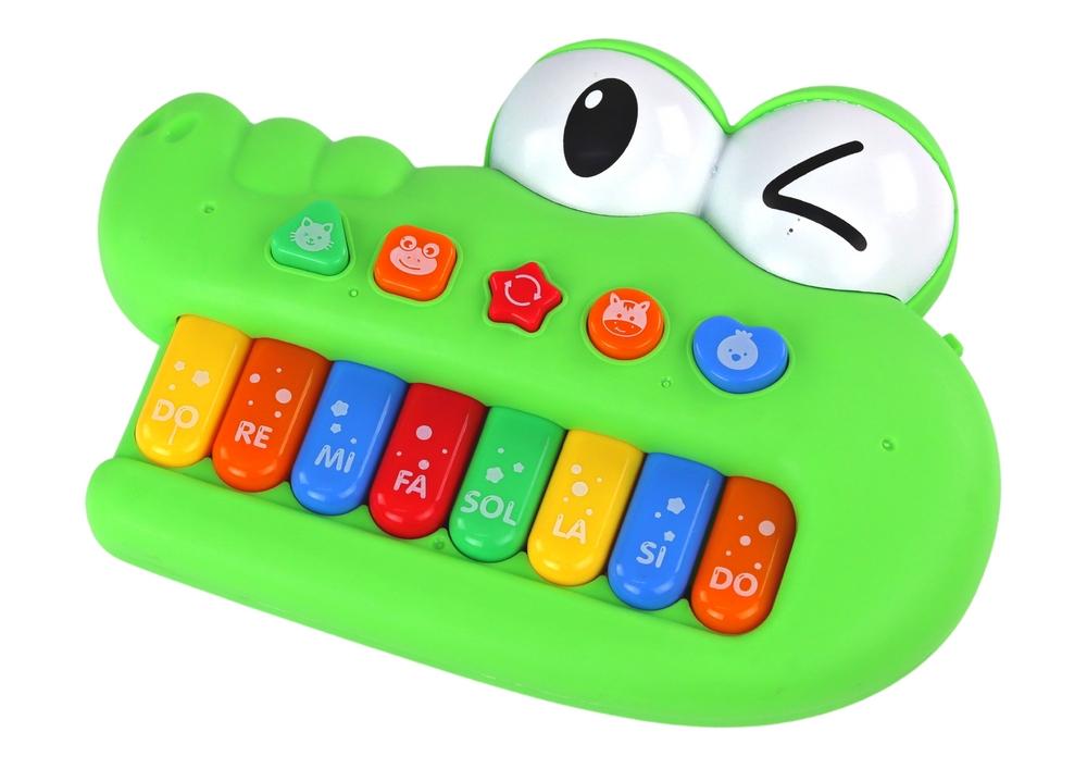 Green Crocodile Piano: Lys og dyrelyder