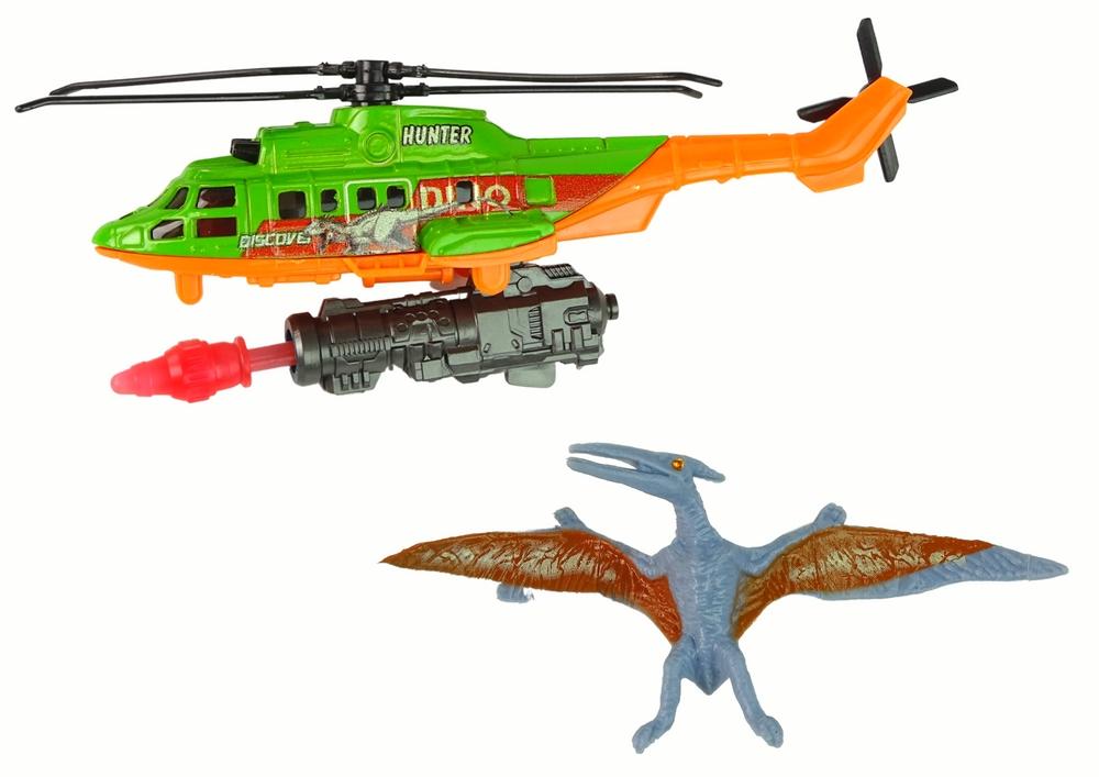 Grøn Helikopter Dino Transport - Eventyr venter!