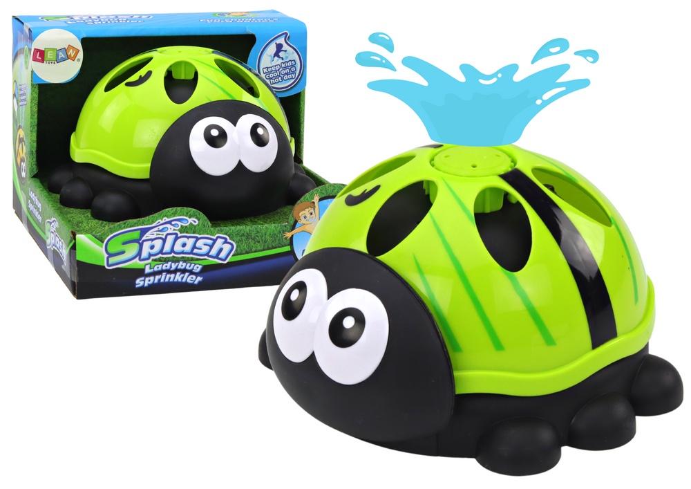 Green Ladybug Sprinkler: Morsom vannfontene for barn