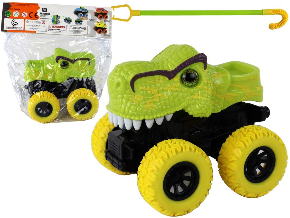 Grønn T-Rex Friction Drive: Realistisk Dinosaur Adventure Toy