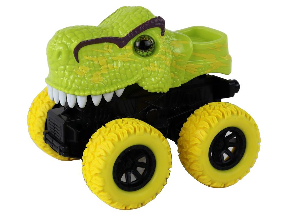 Grønn T-Rex Friction Drive: Realistisk Dinosaur Adventure Toy