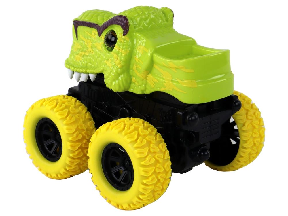 Grønn T-Rex Friction Drive: Realistisk Dinosaur Adventure Toy