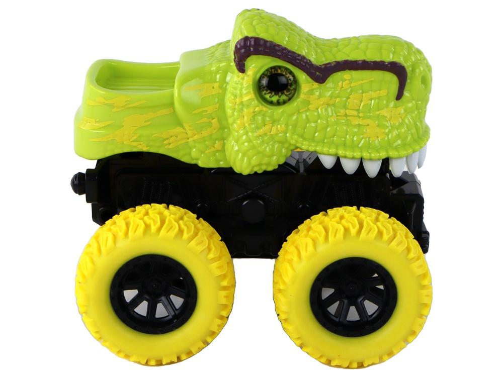 Grønn T-Rex Friction Drive: Realistisk Dinosaur Adventure Toy