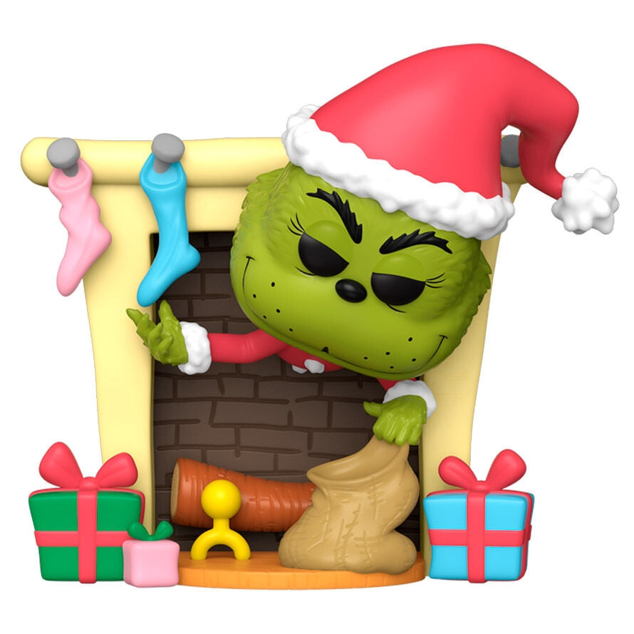 Grinch Figure Deluxe med väska, Holiday Collectible Toy