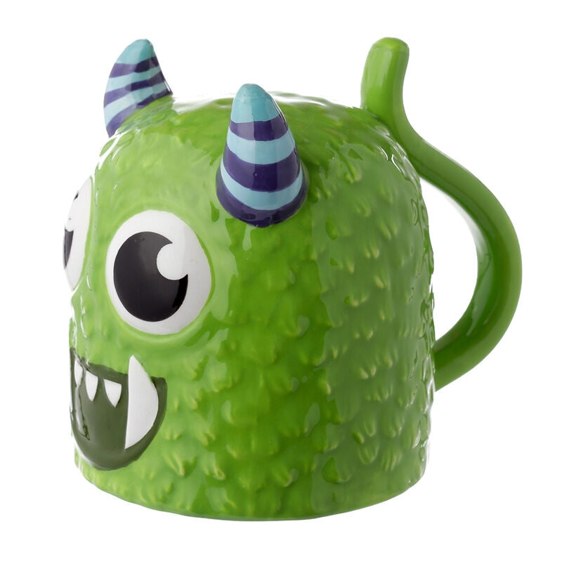 Grön 3D-mugg, 550 ml kapacitet, Monstruo Monstarz Design