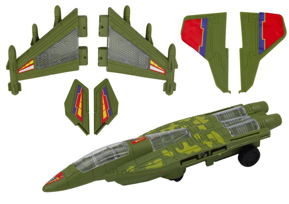 Grøn F35 Fighter: Lys, lyde, sjov forhindring!