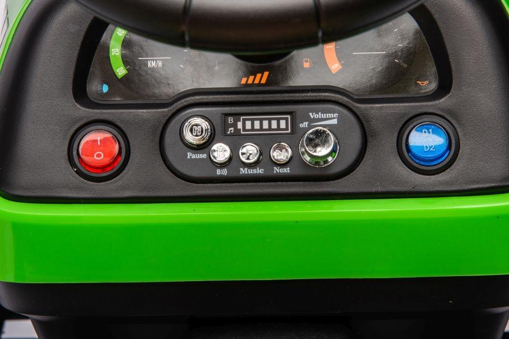 Grön batteridriven traktor BBH-030: Kompakt och effektiv