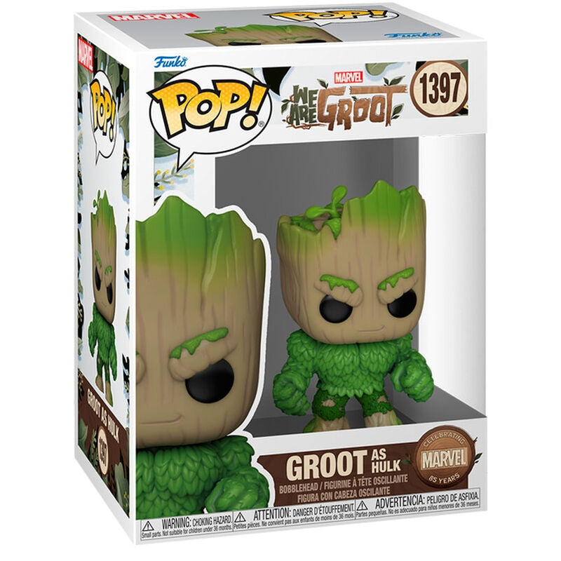 Groot som Hulk Figur - Marvel Collectible Toy, Action Figur