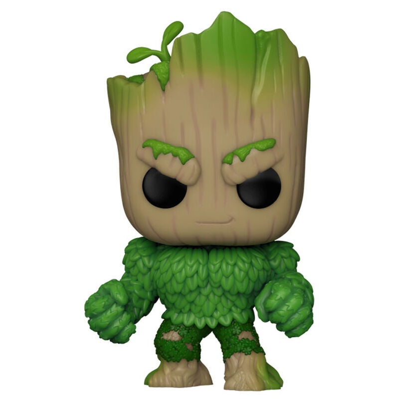 Groot som Hulk Figur - Marvel Collectible Toy, Action Figur