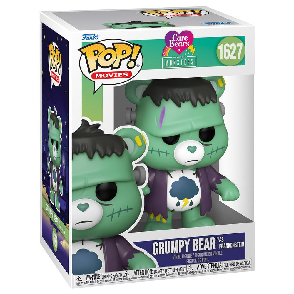 Grumpy Bear Frankenstein Plyschleksak, Care Bears Collectible