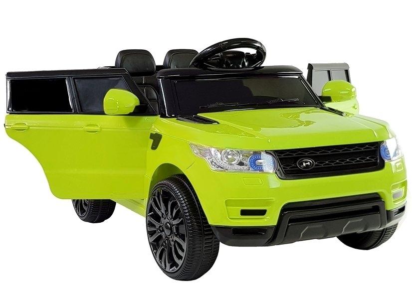 HL1638 Green Electric Ride-On Car: Realistisk moro for barn!