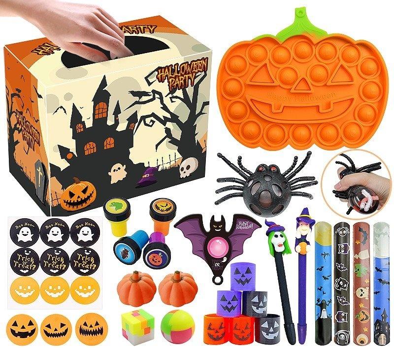 Halloween Anti-Stress Sensory Set: Pop It, Squish, Springs och mer!