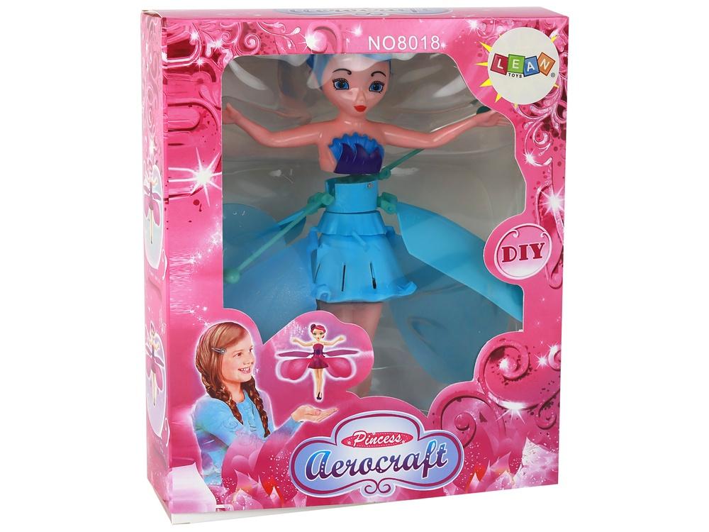 Håndstyrt Blue Fairy: Magic Flying Doll with Lights