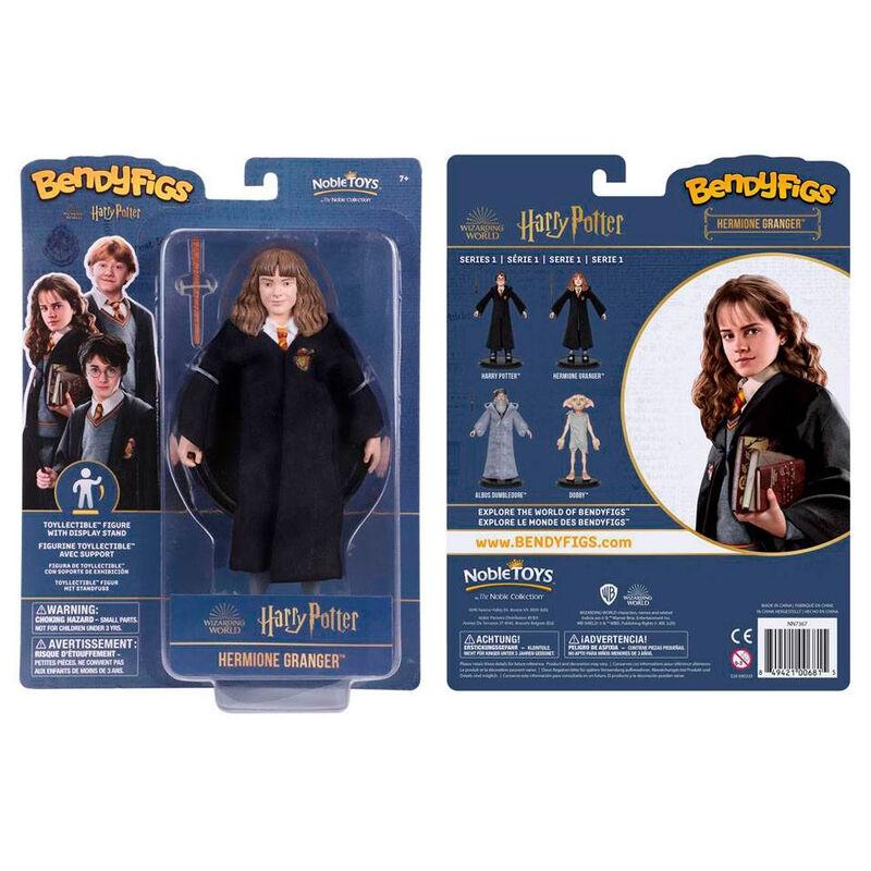 Harry Potter Hermione med trollstav Bendyfigs formbar figur 19cm