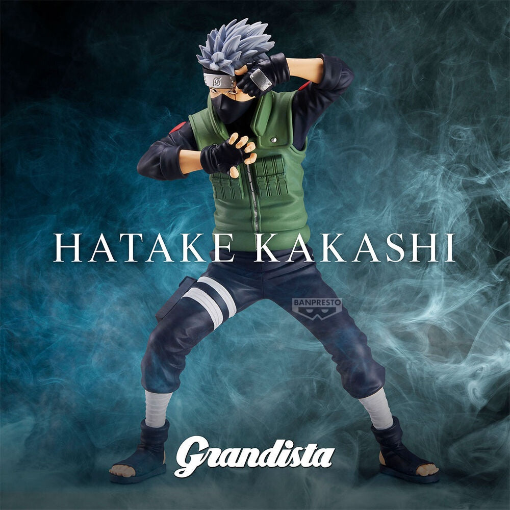 Hatake Kakashi Figur, 23 cm lång, Grandista Collection