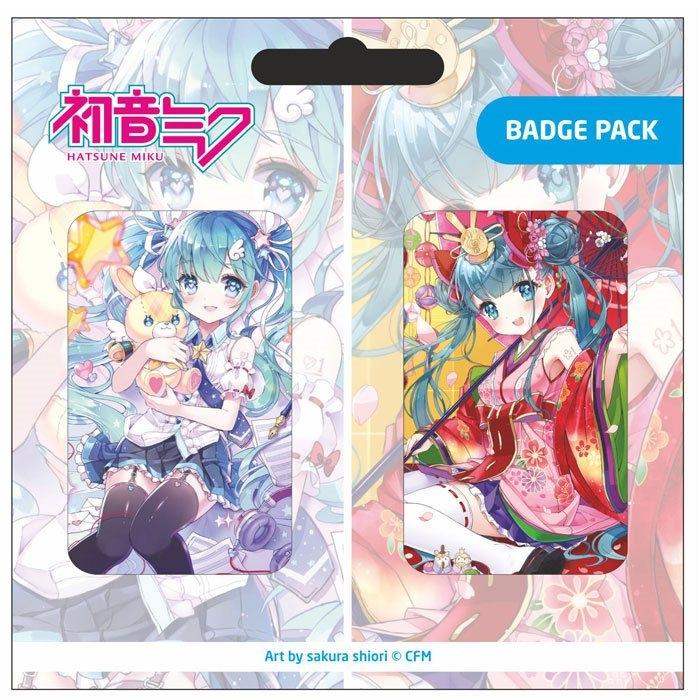 Hatsune Miku Pin Badges 2-pack Set B