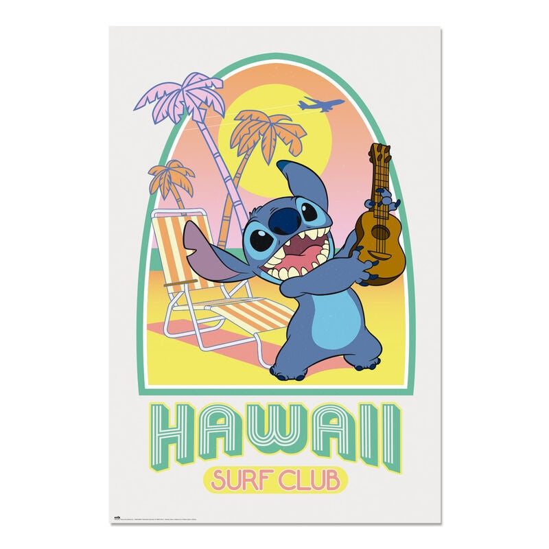 Hawaii Surfaffisch med Disney Stitch Design