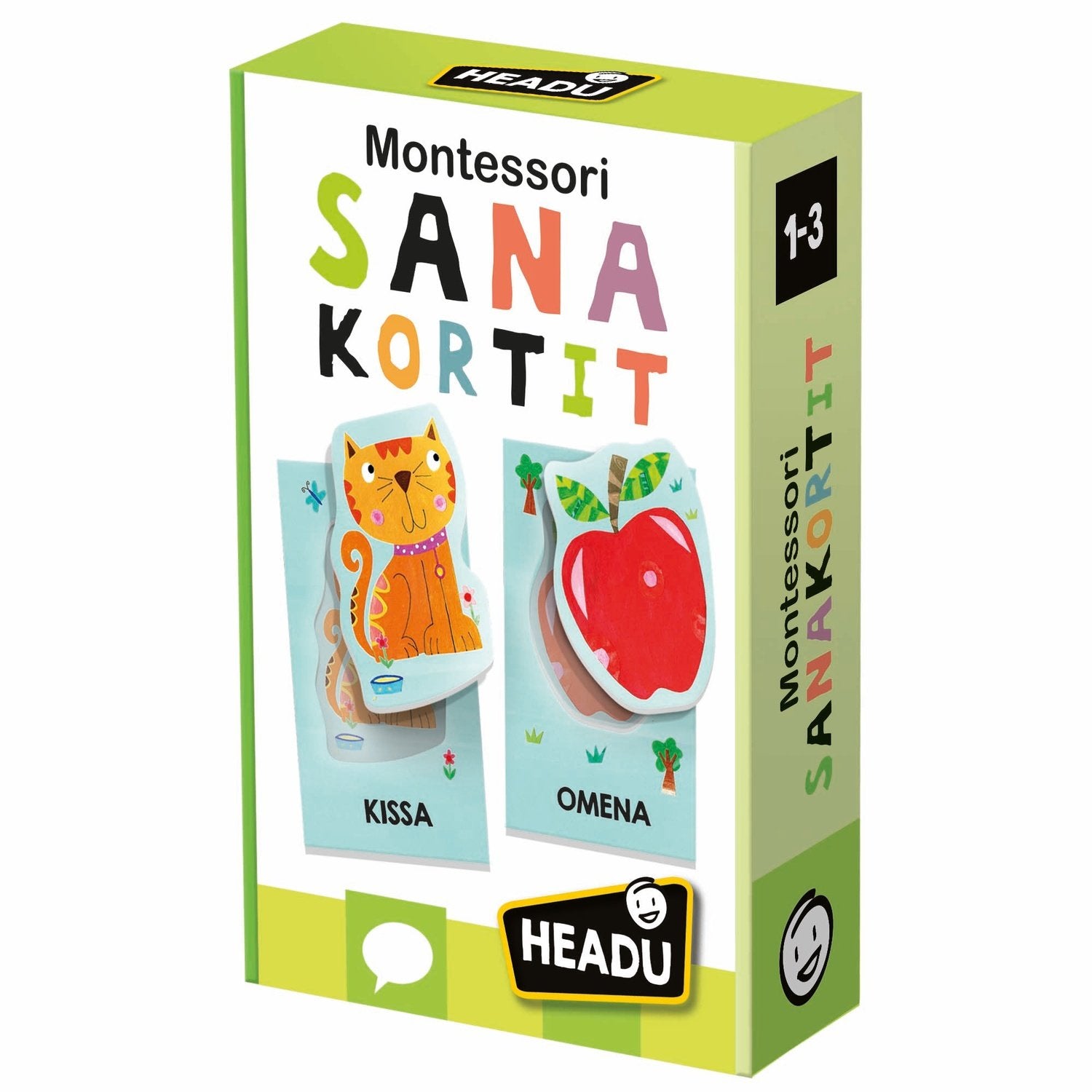 Headu Montessori Baby Flashcards (på finsk)