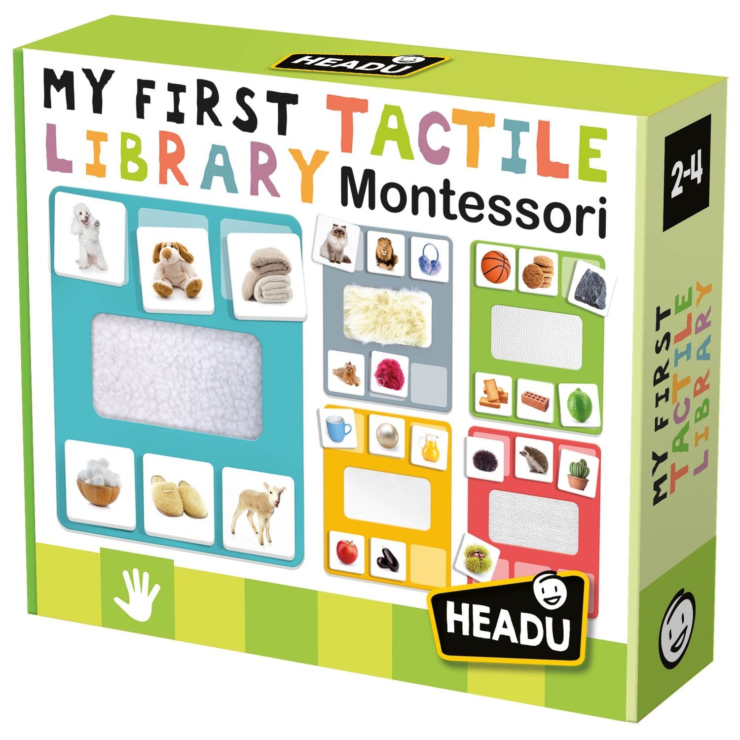 Headu Montessori Mitt första taktila bibliotekspedagogiska spel